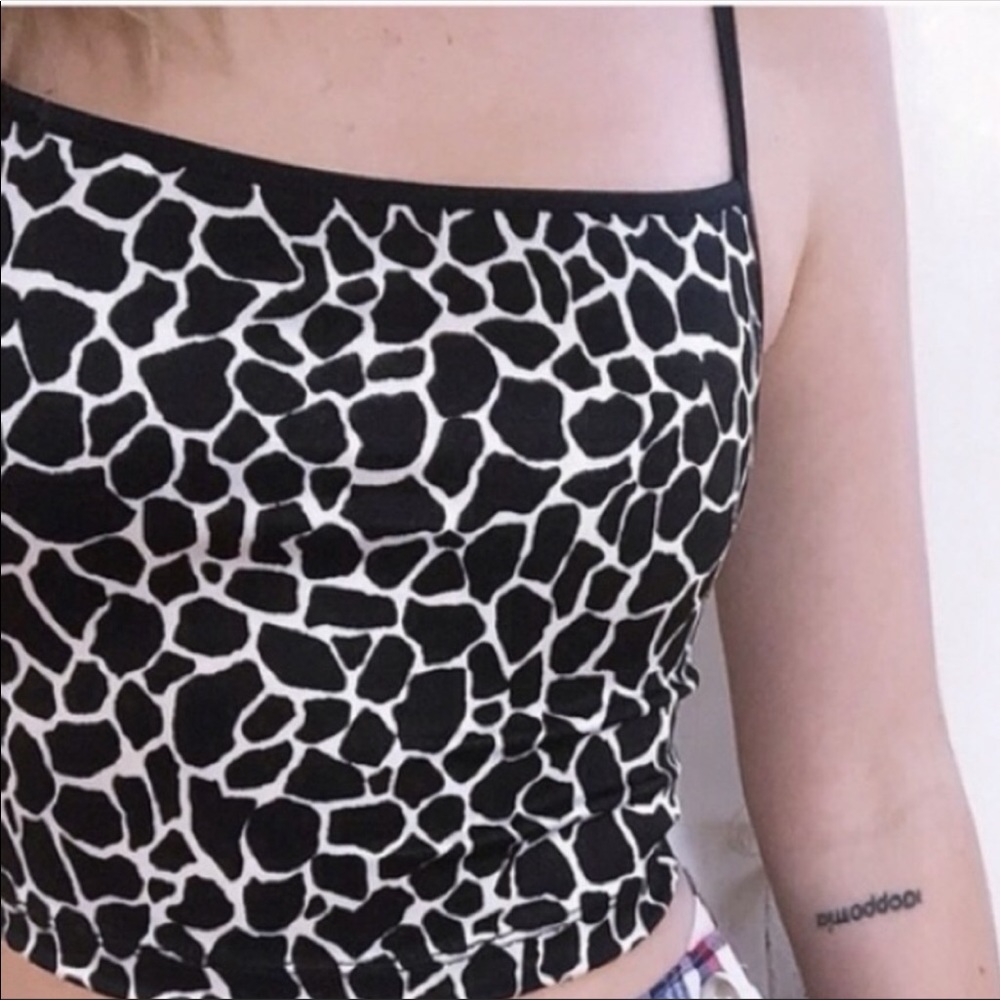 American Apparel Disco Top - Giraffe Print